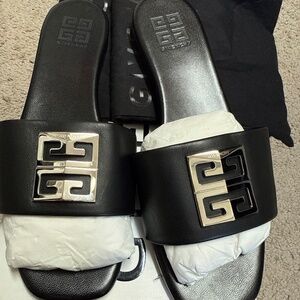 Givenchy 4G flat mules in leather